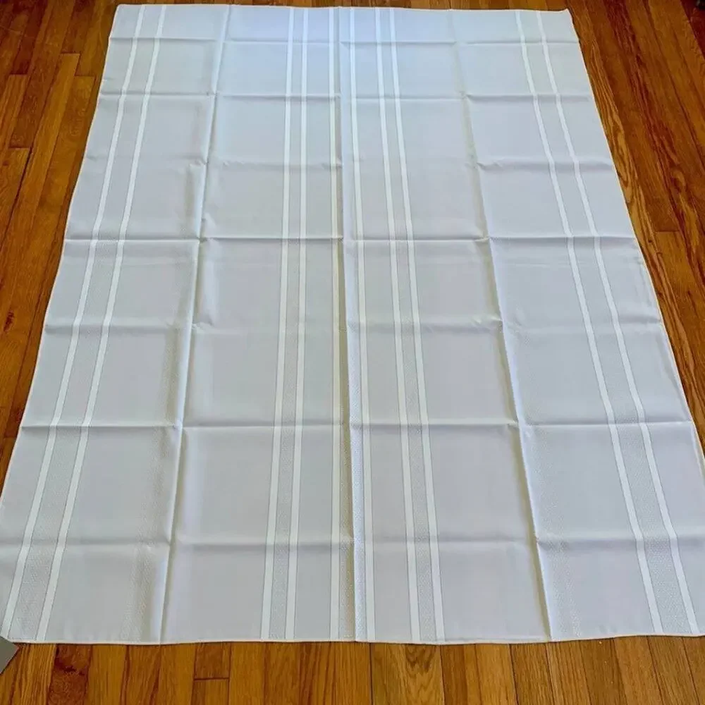 Vintage Cream Colored Tablecloth by Sleater 